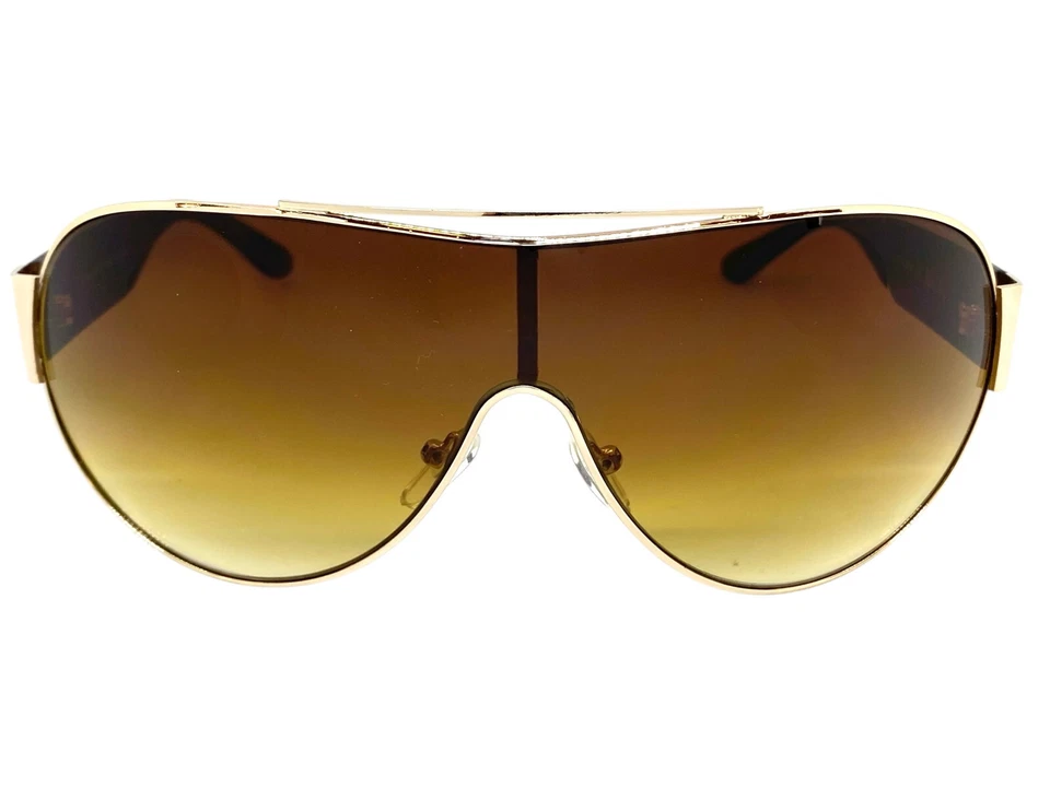 Gafas de sol clásicas contemporáneas elegantes modernas deportivas envolventes elegantes de moda para hombre Foto 4 de 4
