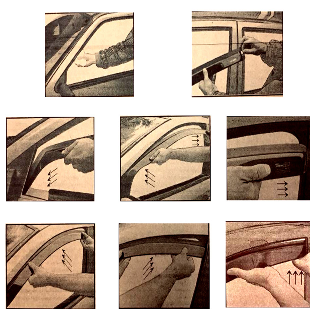 BMW X5 E53 5doors 20002006 4pc Wind Deflectors HEKO Tinted eBay