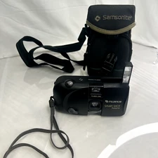 Fujifilm Smart Shot Supreme 35mm Point and Shoot Film Camera w Samsonite Bag