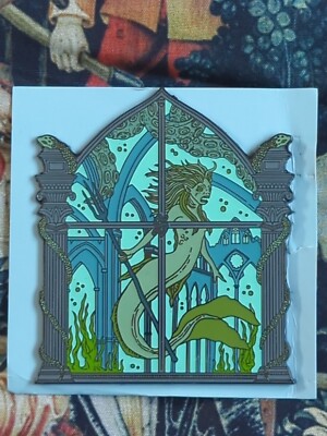 The Wizarding Trunk Window View To Black Lake Mermaid Emaille Pin