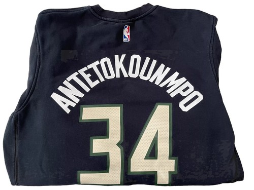 Milwaukee Bucks Sweatshirt - Medium Size - PreOwned - NBA Store - Picture 2 of 4