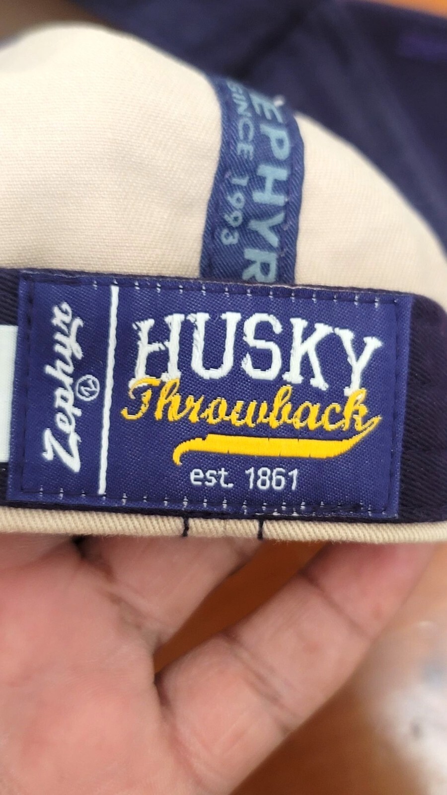 Zephyr Husky Throwback Adjustable Baseball Cap - image 6