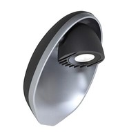 Led AußEnwandleuchte Eggo Oval 12,5X20,8Cm Lutec 6160-GR Eco-Light