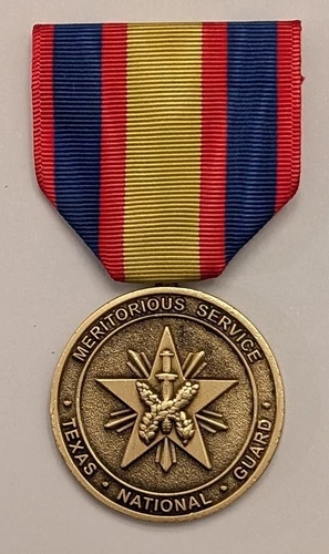 Texas Medal of Merit - Classic or New Millenium - Moiré Drape