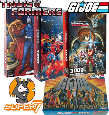 Transformers GI Joe - aussuchen und auswählen - 1000 Teile Puzzle - Super7 Hasbro
