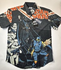 NWT RSVLTS Star Wars Space Shirt In-Vaders Darth Vader Disney Exclusive L New