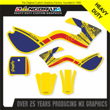 MALAGUTI GRIZZLY 12 TWELVE MOTOCROSS MX GRAPHICS DECALS STICKERS YELLOW