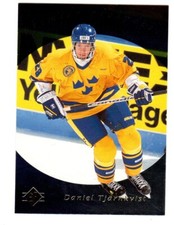 1995-96 Upper Deck SP #186 Daniel Tjarnqvist RC TEAM SWEDEN ROOKIE
