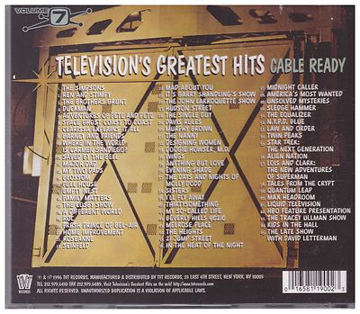 TELEVISION’S GREATEST　HITS   VOLUME 7