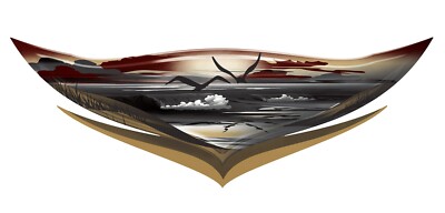 1 Rv Camper Forest River Sandpiper Front Decal Graphic-2840
