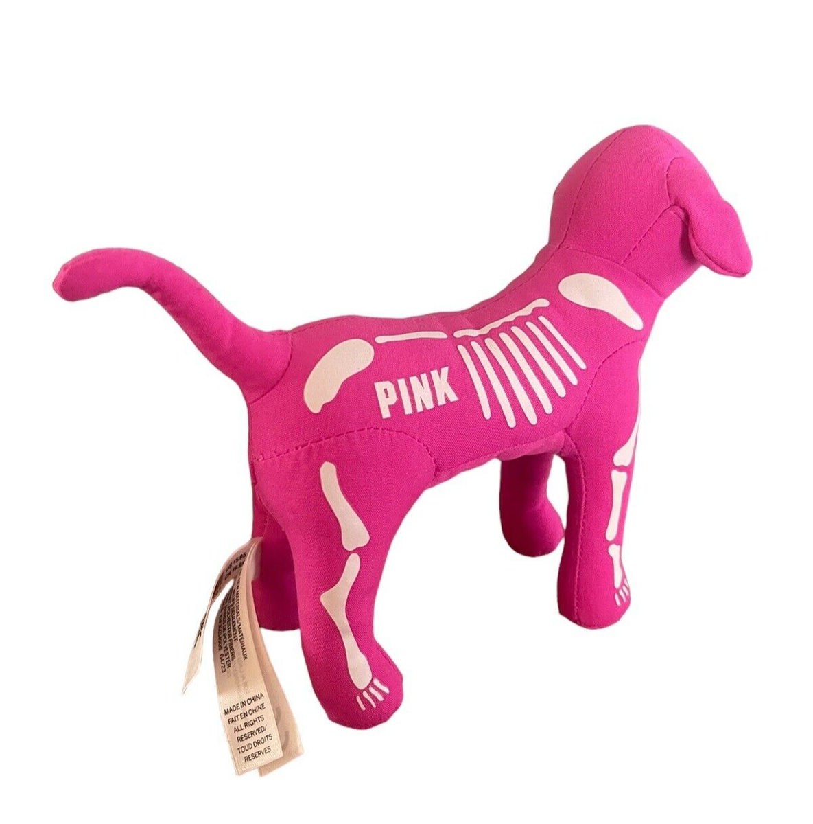 NEW Victoria Secret VS PINK Mini Collectible Spooky Dog Skeleton