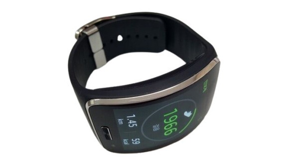 Samsung Galaxy Gear S SM-R750 GPS+Cellular Black Case with Black Silicone  Band, Smartwatch for sale online | eBay