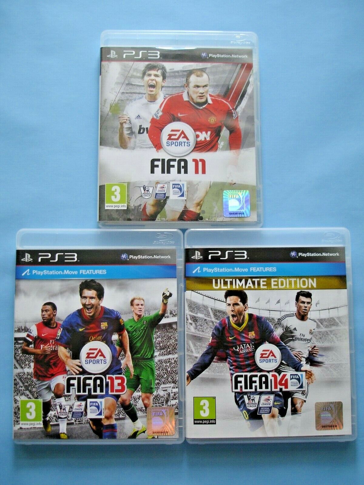 suiker limiet virtueel EA SPORTS PLAYSTATION PS3 FIFA GAME'S BUNDLE: FIFA 11, FIFA 13, FIFA 14  ULTIMATE | eBay