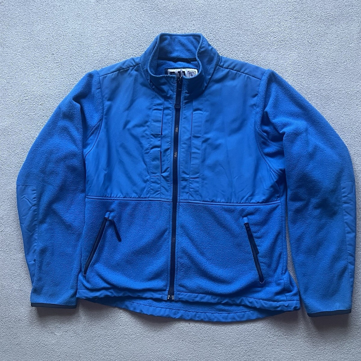 Tactical Jacket Womens XL Blue Full Zip Series Fleece Sweater Utility  Coat