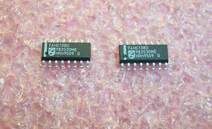 INVERTING 16 PIN SOIC 50x PHILIPS 74HCT138D 3 TO 8 LINE DECODER DEMULTIPLEXER INVERTING 16 PIN SOIC 50x PHILIPS 74HCT138D 3 TO 8 LINE DECODER DEMULTIPLEXER
