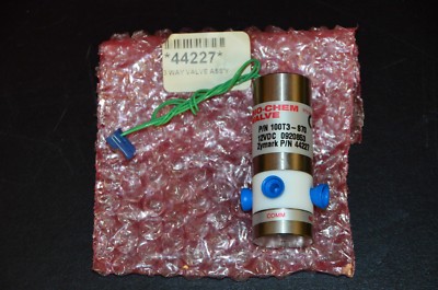 Bio-Chem 100T3-S70 Zymark 44227 Solenoid Operated Isolation Valve / 3-Way 12VDC