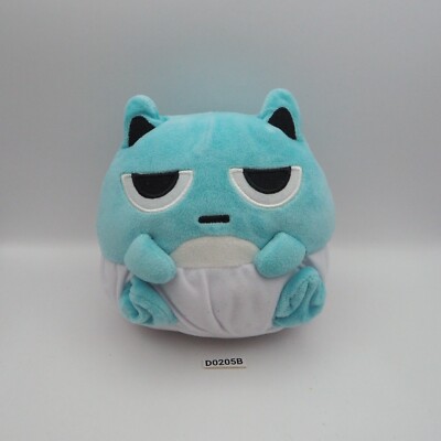 D0205B Blue Ham Ham HamHam  Furyu 6'' Plush Stuffed Toy Doll Japan