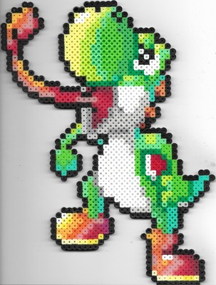 yoshi s island perler bead pixel art ebay yoshi s island perler bead pixel art ebay