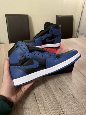 Nike Air Jordan 1 Retro High Dark Marina 40,5 / US 7,5 Neu!