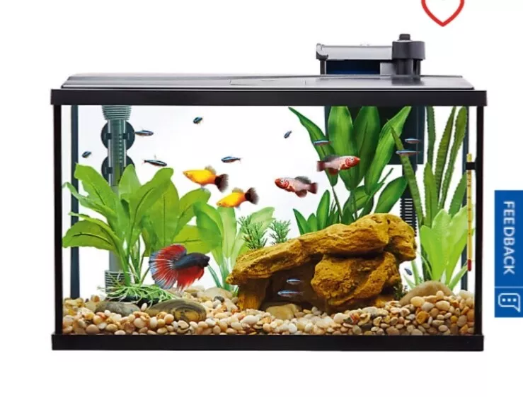 10 gal fish tank brand new top fin-brand may items included