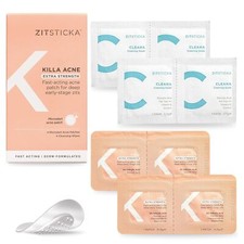 KILLA ACNE Extra Strength Pimple Patches 4 Count Microdart Acne Treatment 2hr