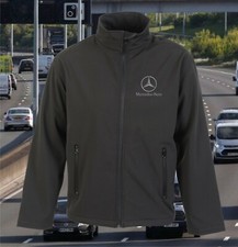 mm mercedes mm Jacket Softshell Car Coat Embroidered Logo Water Repellent