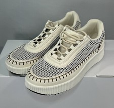 Nicole Miller New York Brita Platform White Women  s Sneakers Shoes Sz 10