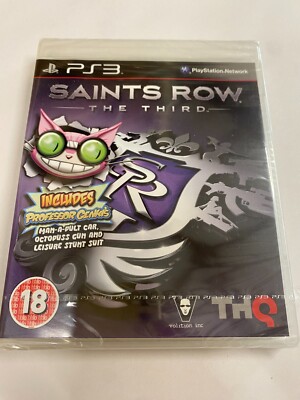 Saints Row The Third Limited Edition - PS3 UK Release Sony Factory Sealed!
