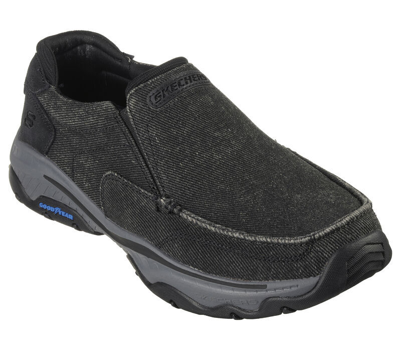 Man Skechers Relaxed Fit Craster Brunson Casual 204949 Color Black