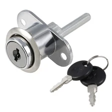 5/8" Cylinder Diameter Cabinet Drawer Lock with Key Keyed Different