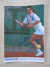 Arantxa Sanchez-Vicario Autogramm signed 10x15 cm Postkarte