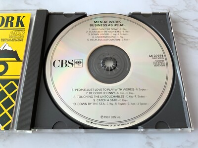 Men At Work Business As Usual CD TARGET ERA! JAPAN CBS CK 37978