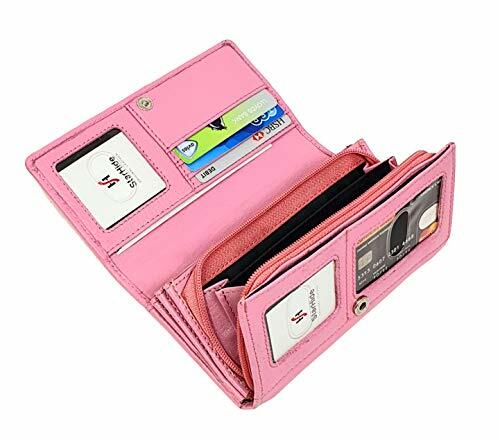 Beautiful Girls Women Clutch Wallet RFID Blocking Designer Real Leather Purse - Picture 4 of 7