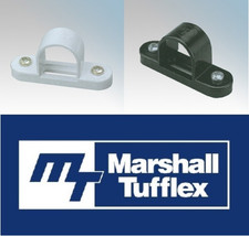 Marshall Tufflex Conduit PVC Spacer Bar Saddle 20mm/25mm Black White Heavy Cable