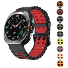 US Silicone Army Band 47mm Watch Bands for Samsung Galaxy Watch Ultra Men Women