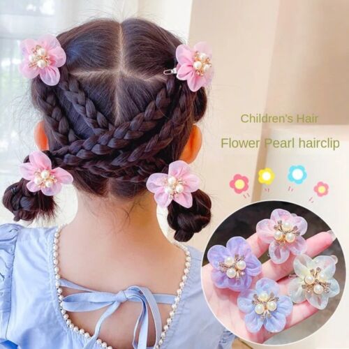 Flower Bangs Hairpin Sweet Hair Pin Fashion Duck Billed Clip  Daily Life - Photo 1/15