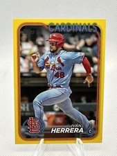 2024 Topps Series 2 #681 Ivan Herrera Yellow St. Louis Cardinals 