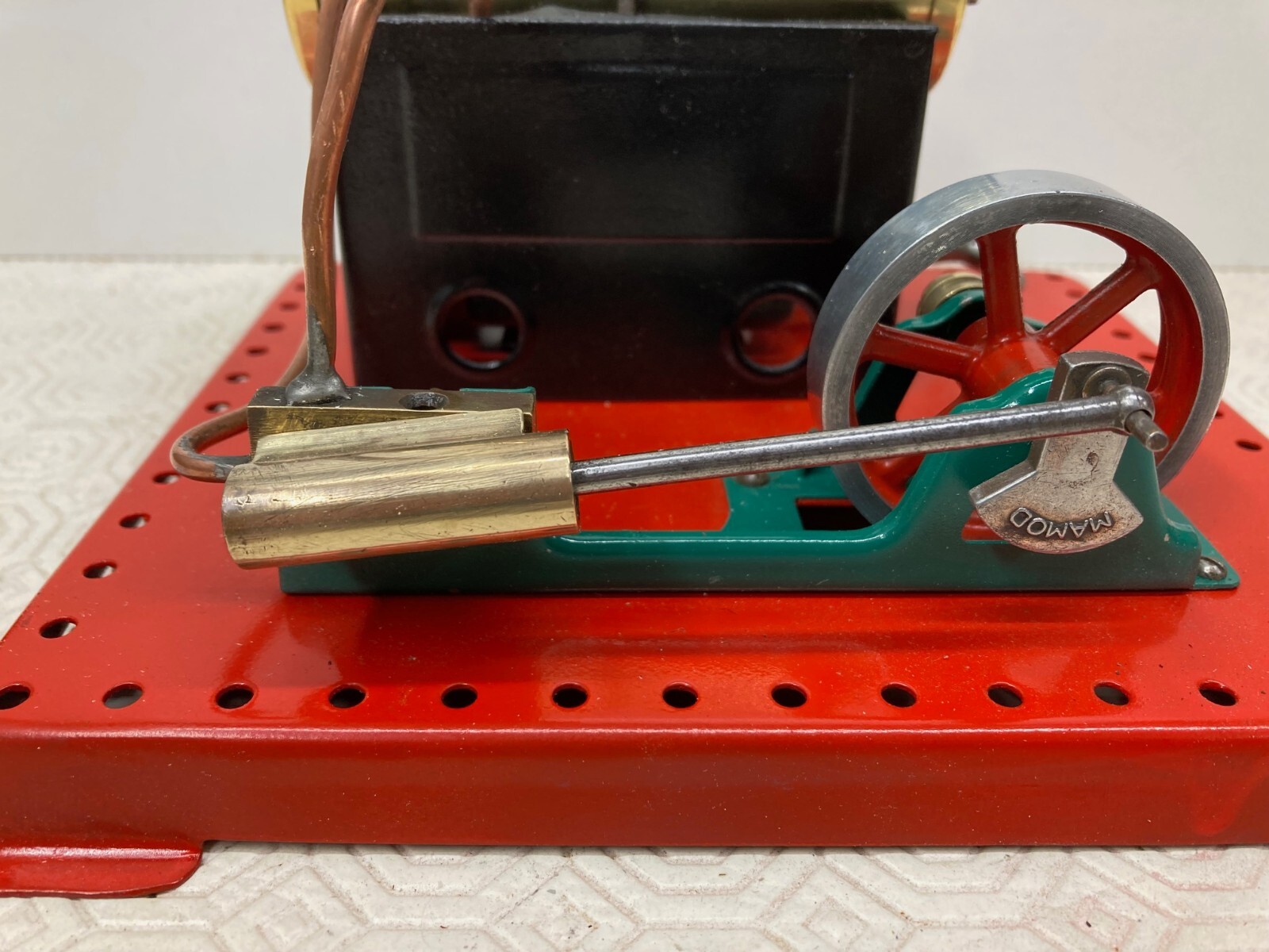 EARLY MAMOD STATIONARY LIVE STEAM ENGINE eBay
