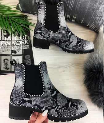 Femmes Mode Hiver Cheville Bottines 