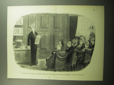1958 Cartoon by Richard Taylor - I must say, before I begin