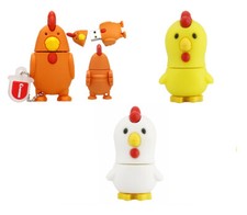 3.0 16gb 32gb 64gb Chicken Orange White Yellow USB Flash Thumb Drive