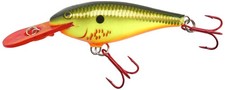 Fishing Lure Shad Rap 05  Bleeding Hot Olive, Size 2, for Bass & Trout