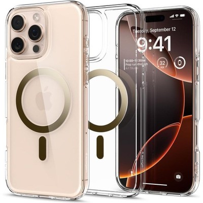 Spigen Ultra Hybrid Mag-Hülle Magnetisch Case für iPhone 16 Pro - Gold
