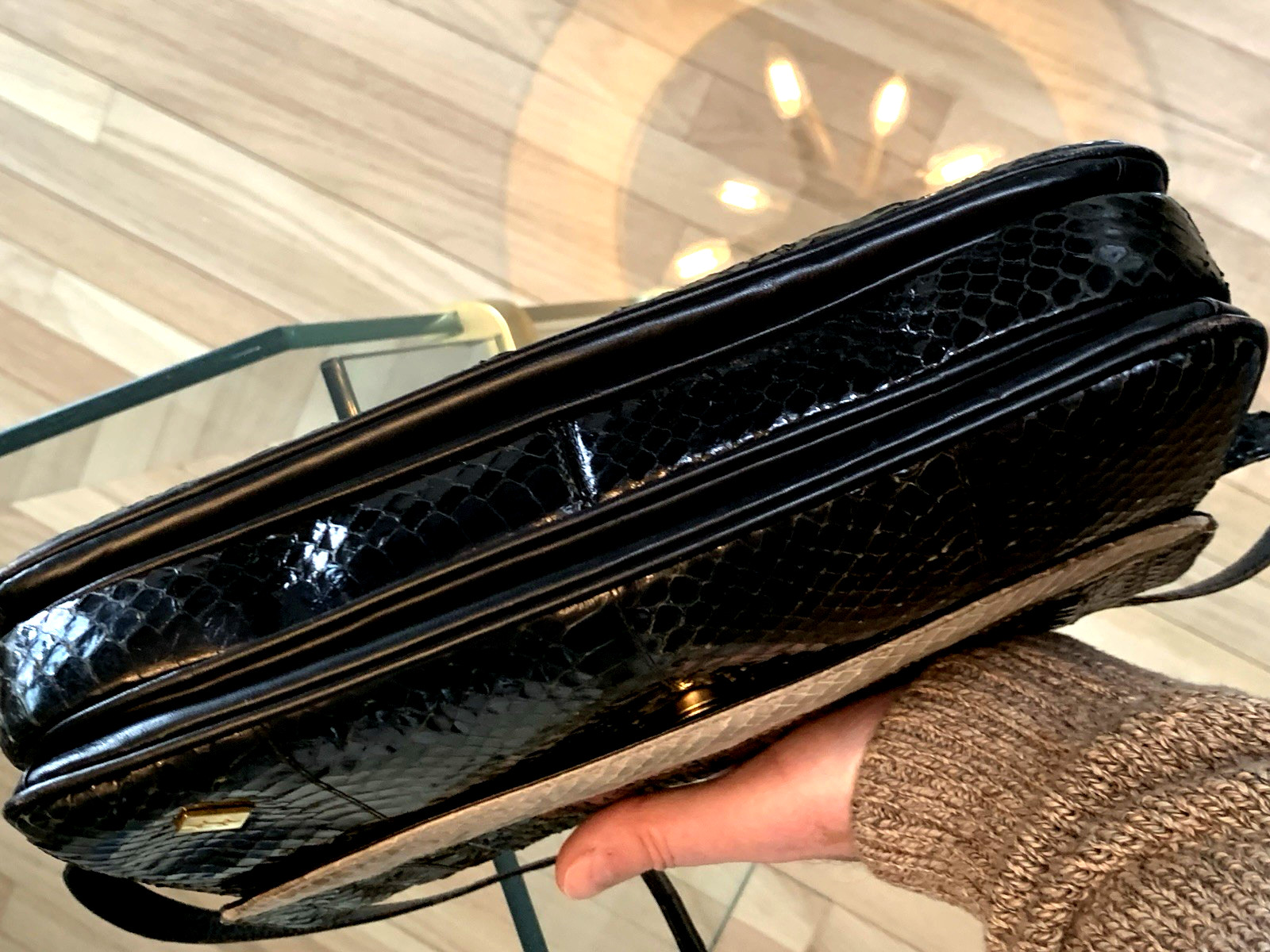 Rare Vintage Neiman Marcus Python Snake Crossbody… - image 7