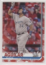 2019 Topps Independence Day 30/76 Jesus Aguilar #287 fm0