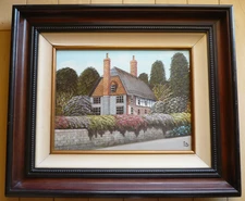 EUGENE SCHMIDT LISTED SANTA BARBARA CALIFORNIA WEST SUSSEX ENGLAND LANDSCAPE OIL