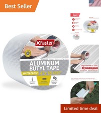 Waterproof Aluminum Butyl Tape 4 Inch x 16 Foot Roof Gutter Leak Sealant