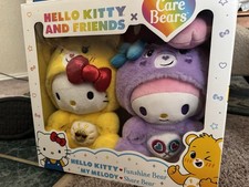 Hello Kitty Care Bears Hello Kitty as Funshine Bear and My Melody as Share Bear