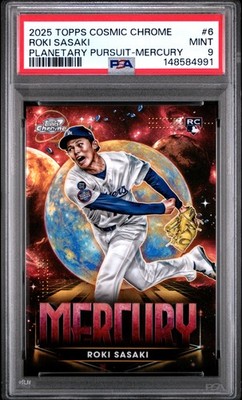 2025 Topps Cosmic Chrome - Planetary Pursuit Roki Sasaki #PPM-6