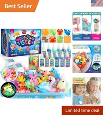 Magic Gel Water Elf Toy Kit, Aqua Fairy Water Gel Kit for Kids with 10PCS Aqua J